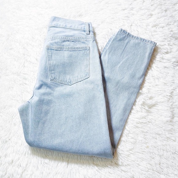 Princess Polly Ligth Washed Ripped Distressed Jeans SZ6 - Picture 3 of 9